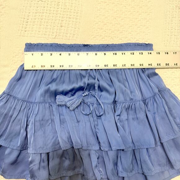 Aerie medium Sweet N Silky tiered ruffle mini skirt SK 3096 - Picture 4 of 11